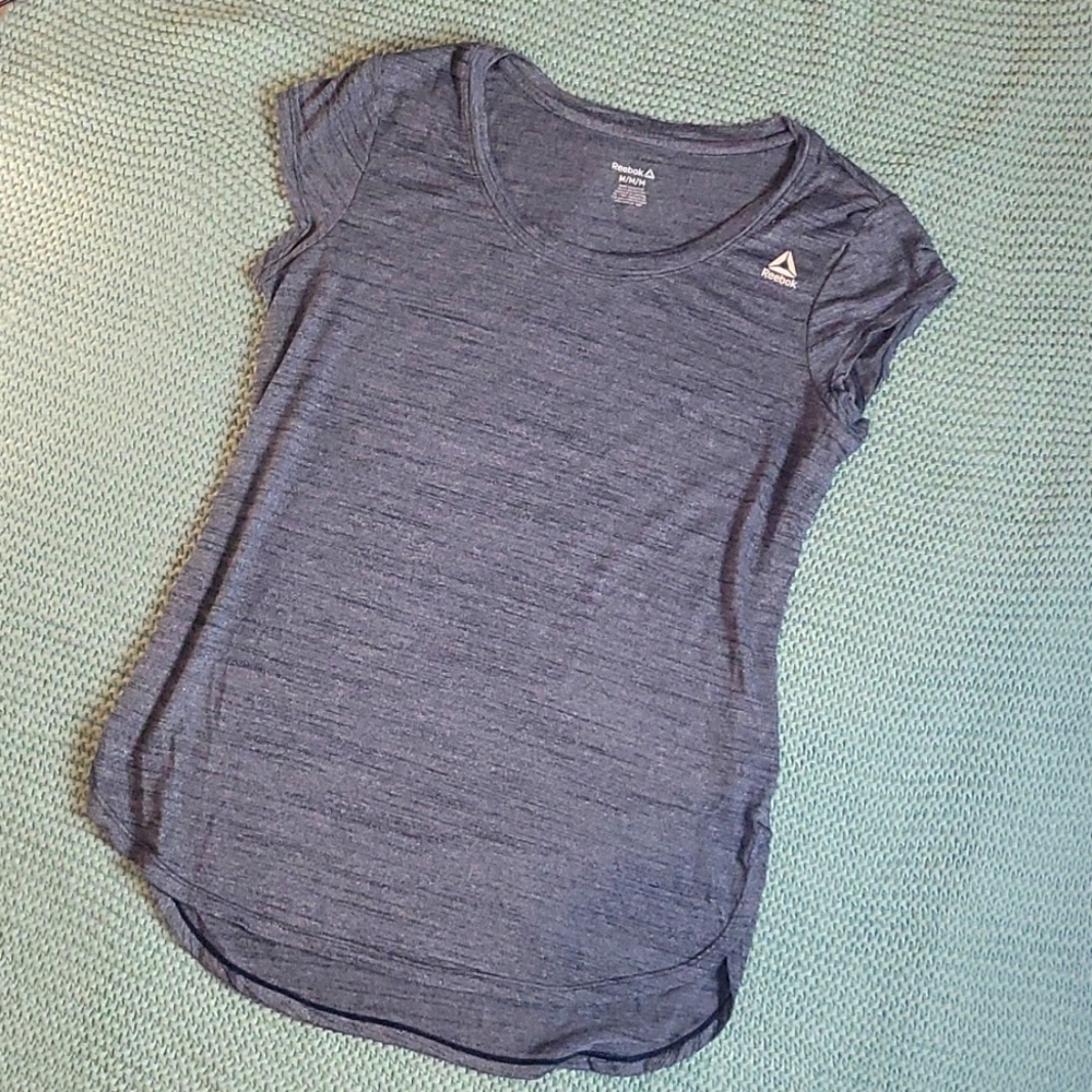 Reebok wicking work out tee with reflective detail NWOT (2 for 20)